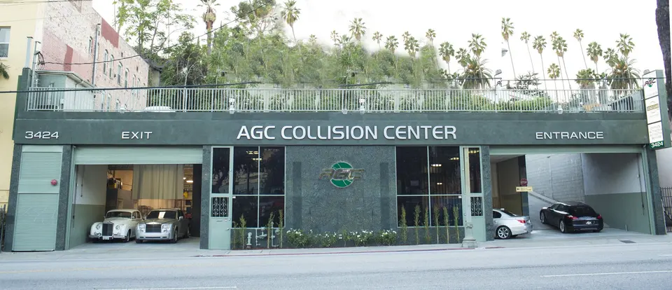 AGC Collision Center building at 3424 Sunset Blvd, Silver Lake