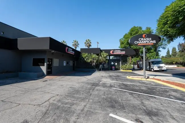 Exterior of Crash Champions San Gabriel on 600 E Las Tunas Dr