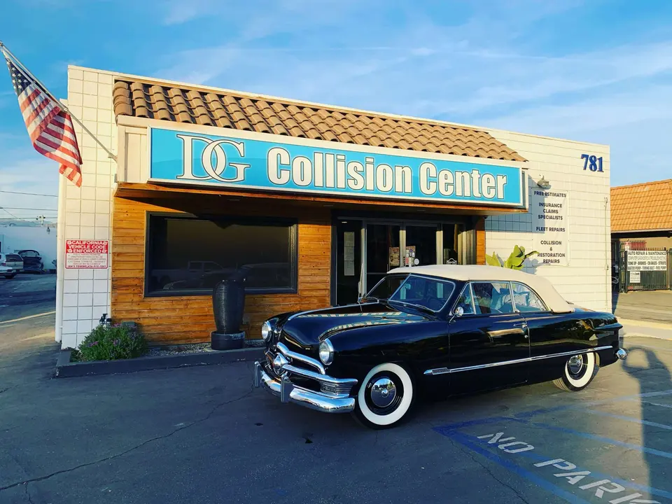 DG Collision Center storefront on E San Bernardino Rd in Covina