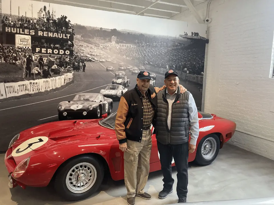 Founder Lee Brown and principal Steve Vlaszof at Precision Auto Body