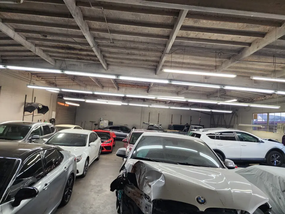 Repair bays inside Pro Car Collision Center