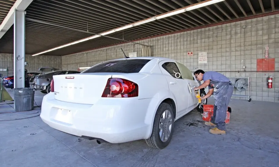 Technician working in the shop at Seidner's Alhambra