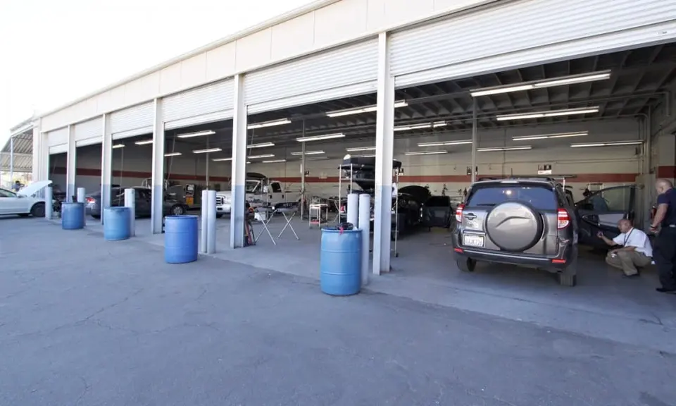 Open repair bays at Seidner's Rosemead