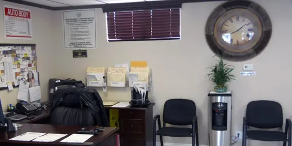 Front office at Silver Lake Auto Body & Paint